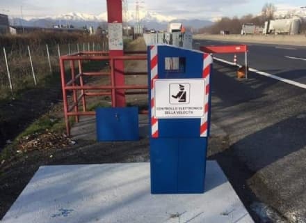 TANGENZIALE TORINO - Sono stati installati due nuovi autovelox fissi