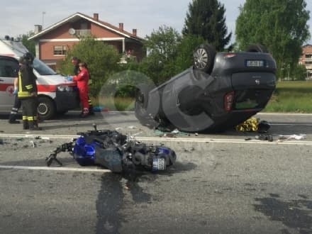DUE MORTI A CIRIE' - Drammatico incidente stradale nel giorno di Pasqua: bilancio pesantissimo - FOTO