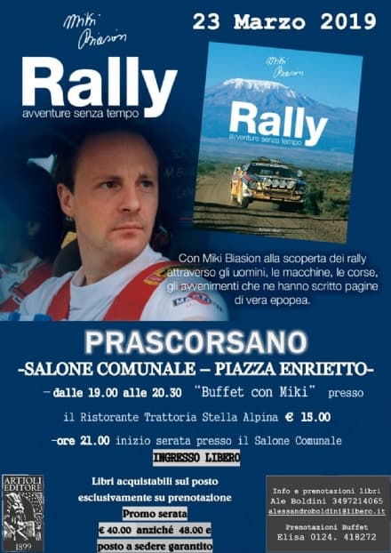 RALLY - A Prascorsano una serata speciale con Miki Biasion - VIDEO