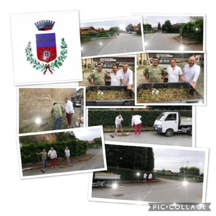 FAVRIA - Sindaco spazzino con i volontari: «Siamo senza cantonieri»