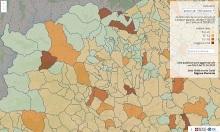 CORONAVIRUS IN CANAVESE - Cinque morti in 24 ore ma, per la prima volta, diminuiscono i contagiati - I DATI COMUNE PER COMUNE