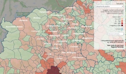COVID IN CANAVESE - Contagiati, ricoveri, vaccini: a che punto siamo nel nostro territorio? - I DATI COMUNE PER COMUNE