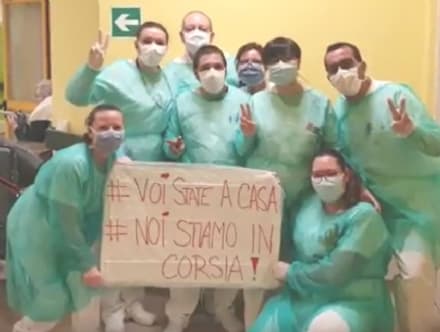 CANAVESE - Chiude il reparto covid al Fatebenefratelli: gli operatori esultano - VIDEO