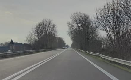 Dopo la nostra denuncia fatte le strisce sulla 460 in meno di 24 ore... Un caso?