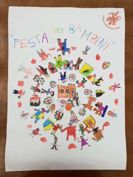 CARNEVALE IVREA - Della scuola dell'infanzia San Michele il manifesto ufficiale della Festa dei bambini
