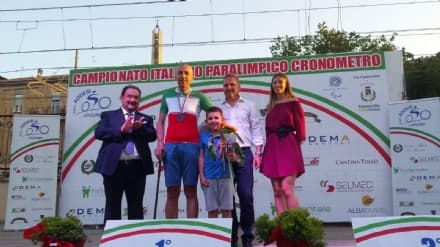 RIVAROLO - Ancora un successo per Livio Raggino: oro nel campionato paralimpico cronometro