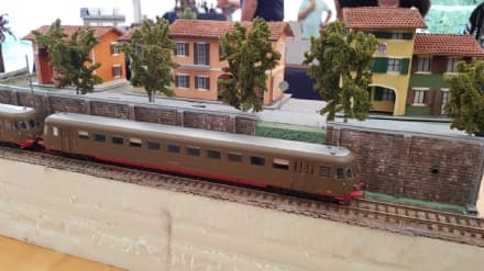 SAN GIORGIO - In mostra il modellino della Canavesana - FOTO