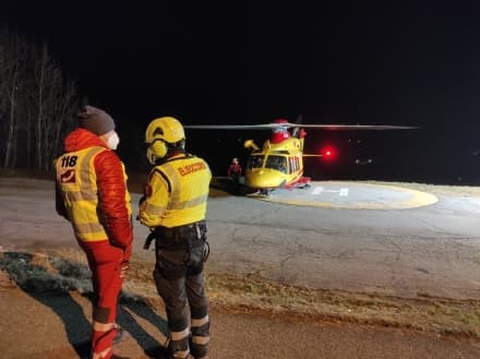 PRATIGLIONE - Inaugurata l'area per l'atterraggio dell'elisoccorso - FOTO