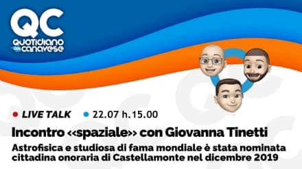QC LIVE - Talenti canavesani all'estero: ospite in diretta l'astrofisica Giovanna Tinetti - VIDEO