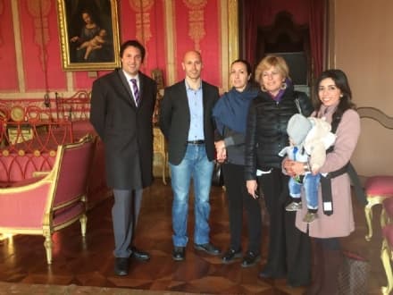 AGLIE' - L'assessore Parigi visita il castello, il borgo e villa Meleto