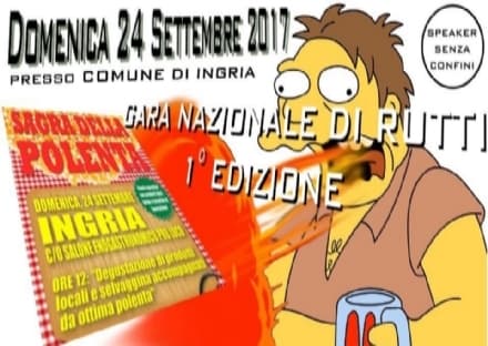 INGRIA - Gara di rutti: il sindaco difende la manifestazione