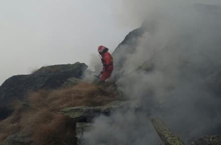 TORRE - Incendio boschivo: volontario Aib finisce al pronto soccorso