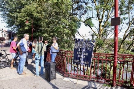 IVREA - Anpi in piazza: «La città è stata e sarà sempre antifascista»
