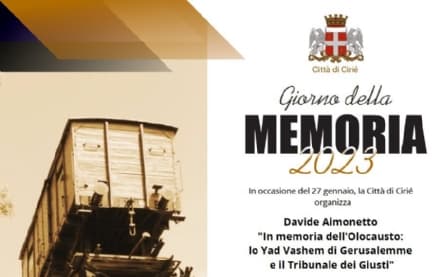 CIRIE' - La città celebra il Giorno della Memoria 2023