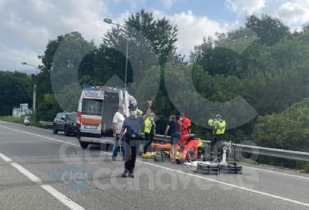 INCIDENTE MORTALE SULLA STATALE 26 - E' morto al Cto il ciclista travolto da un'auto: Montalto Dora piange Romeo Busca