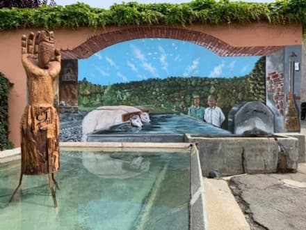 MONTALENGHE - Inaugurate le prime due opere d'arte del percorso artistico montalenghese - FOTO