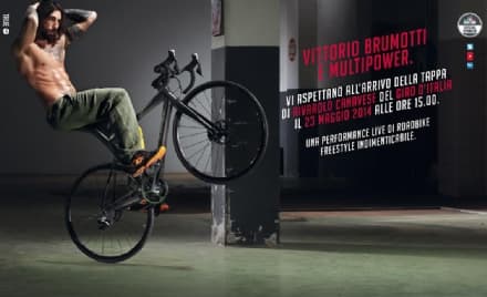 GIRO D'ITALIA IN CANAVESE -1 - Tutto a Rivarolo, Vittorio Brumotti, la solidarietà di Oxfam e i boschi Pefc