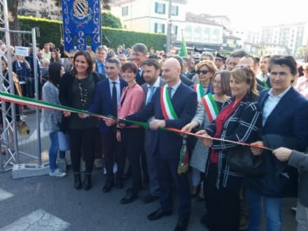 RIVAROLO - TAGLIO DEL NASTRO PER LA NUOVA FIERA DEL CANAVESE - FOTO e VIDEO