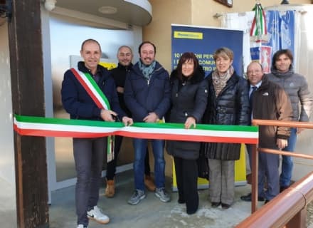 SAN COLOMBANO BELMONTE - Installato dalle Poste lo sportello automatico