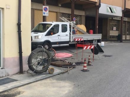 CUORGNE' - Fibra e banda larga: lavori in corso