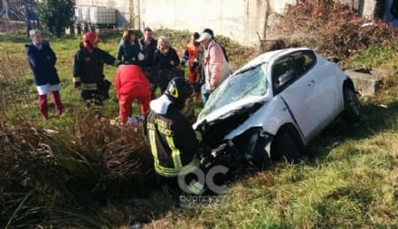 CASTELLAMONTE - Un altro gravissimo incidente stradale a Sant'Antonio - FOTO e VIDEO