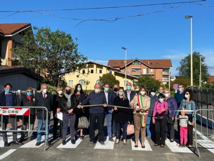CIRIE' - Lavori finiti, inaugurato il nuovo tratto di via Borsellino