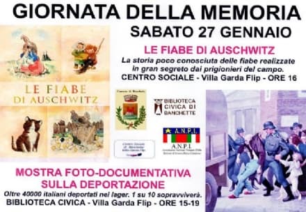 BANCHETTE - Giornata della Memoria con le «Fiabe di Auschwitz»