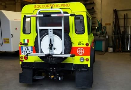 LOCANA - Taglio del nastro per il mezzo del soccorso alpino - FOTO