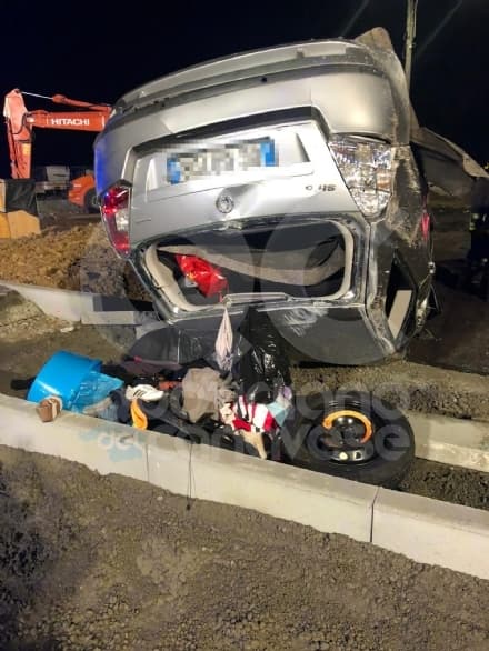 DRAMMA A CALUSO - Incidente sulla statale 26: muore la mamma, bimbo di cinque anni in prognosi riservata - FOTO