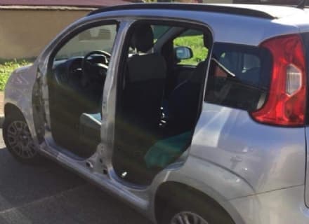 RIVAROLO - Rubate le porte della Panda delle suore - FOTO