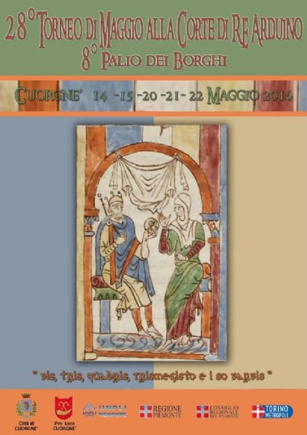 CUORGNE' - Si scaldano i motori per il Torneo di Maggio alla corte di Re Arduino