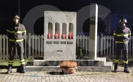  RIVAROLO CANAVESE - Vigili del fuoco volontari muoiono in servizio: dopo 64 anni il ricordo è sempre vivo - FOTO e VIDEO