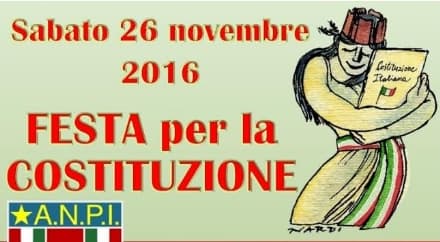 IVREA - L'Anpi eporediese promuove la festa per la Costituzione italiana
