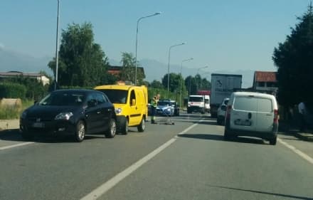 RIVAROLO-BOSCONERO - Incidente sulla 460 con lunghe code