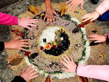 MONTANARO-FOGLIZZO - «Bio Mandala» degli studenti per la Giornata della Terra