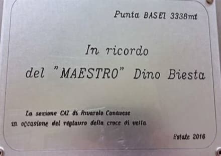 RIVAROLO - Il Cai ricorda il «maestro» Dino Biesta salendo in quota