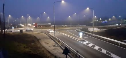 VESTIGNE' - Messo in sicurezza l'incrocio tra le Sp 78 e 56: ora c'è la rotonda