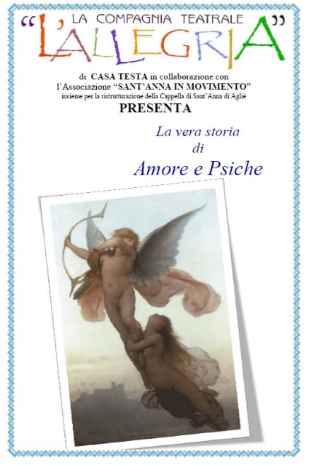 AGLIE' - «La vera storia di Amore e Psiche» per la chiesa di Sant'Anna
