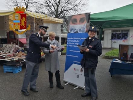 IVREA - Violenza contro le donne: un'iniziativa della polizia al Boaro