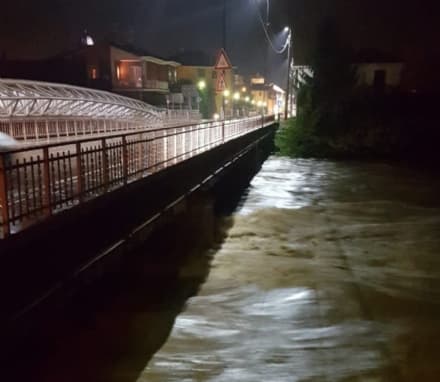 ALLERTA ROSSA MALTEMPO - Nottata di paura in tutto il Canavese: la pioggia non dà tregua, fiumi vicini ai livelli di guardia