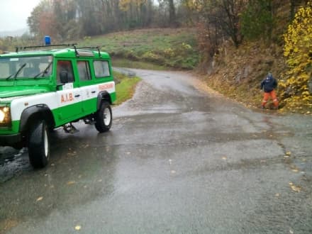 ALLERTA MALTEMPO - A Prascorsano protezione civile al lavoro - FOTO