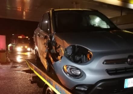 MAPPANO - Beve troppo e provoca un incidente in tangenziale: tre feriti