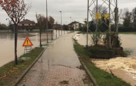 MALTEMPO - Leini, esondano i canali irrigui ai Tedeschi - FOTO