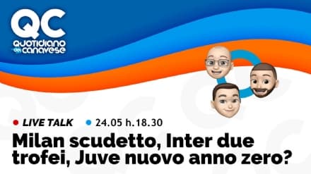QC LIVE - Milan campione d'Italia, Inter due «tituli», Juve anno zero? Alle 18.30 in diretta su Facebook, Twitter, Twitch e Youtube