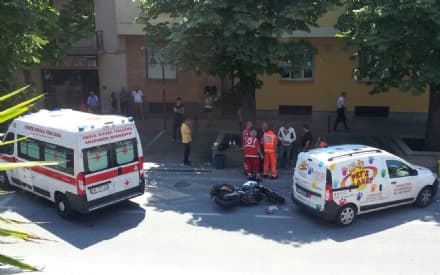 RIVAROLO - Incidente stradale: il sindaco soccorre i feriti. Due motociclisti in ospedale - FOTO