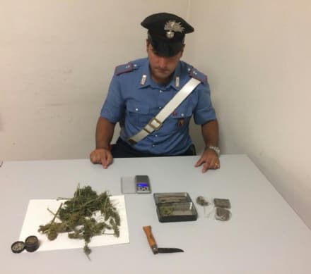 CHIAVERANO - 24enne di Barbania con la droga in auto: denunciato