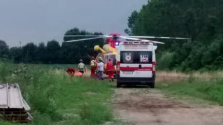 SALASSA - Incidente sul lavoro: operaio ferito al Cto