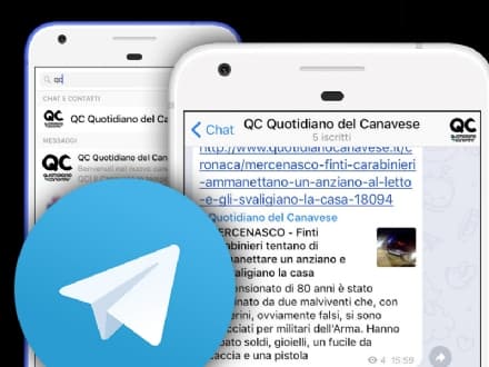 «Il Canavese in tempo reale» ora anche su Telegram