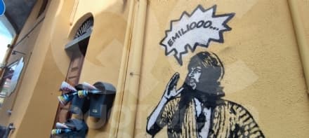 CUORGNE' - Sandokan chiama Emilio Salgari: il mistero del nuovo murales comparso vicino piazza Pinelli - FOTO