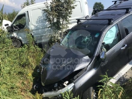 BUSANO - Grave incidente stradale sulla provinciale - VIDEO